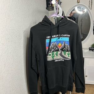 vintage black hoodie